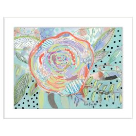 "Bloom for Yourself" by Kait Roberts, Ready to Hang Framed Print, White Frame