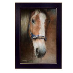 "Blaze" By Robin-Lee Vieira, Printed Wall Art, Ready To Hang Framed Poster, Black Frame