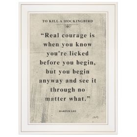 "Book Quote VI" by Misty Michelle, Ready to Hang Framed Print, White Frame