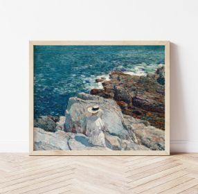 The South Ledges  Appledore  Canvas Posters And Prints, Wall Art Pictures Suitable For Bathroom, Bedroom, Office, Living Room Home Wall Decoration, Un (Option: 30x40)